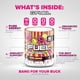 thumbnail image 3 of G Fuel Hype Sauce Energy Powder, Sugar Free, Clean Caffeine Focus Supplement, Water Mix, Raspberry Lemonade Flavor, Focus Amino, Vitamin + Antioxidants Blend, 9.8 oz (40 Servings), 3 of 5
