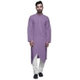 thumbnail image 1 of Atasi Indian Button Down Shirt Chinese Collar Long Kurta For Men Ethnic Kurtas, 1 of 4