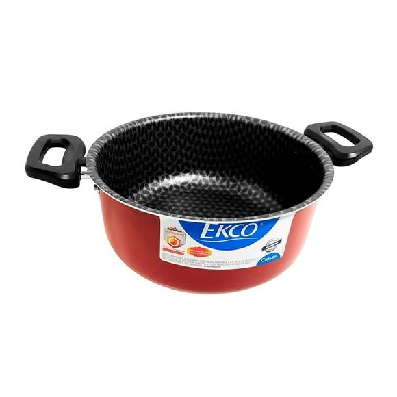 Cacerola Ekco Classic 20 cm con Tapa Roja