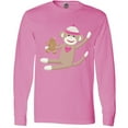 thumbnail image 3 of Inktastic Sock Monkey Gingerbread Long Sleeve T-Shirt, 3 of 5