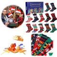 thumbnail image 4 of Calendario Cuenta Regresiva Navidad Calcetines Navideños Adviento 2024 para Mujeres Y Hombres, 4 of 9