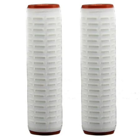 

2Pcs 10 Inches 0.2 Micrometre Water Filter Parts Make Wine PP Cotton Membrane Wine Water Filter Cartridge