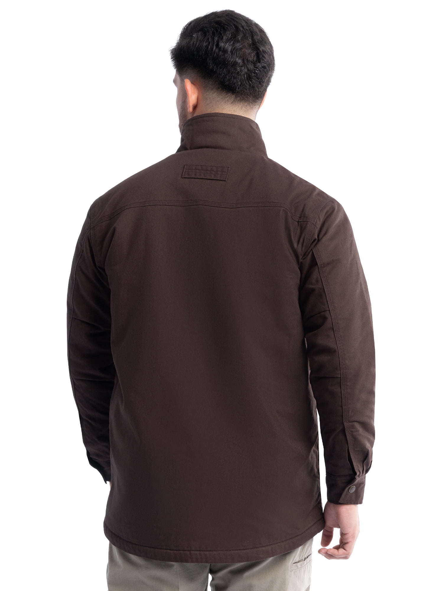 Wrangler Workwear Men's Mock Neck Jacket with Inner Linning Insulating Fabric, Size S-3XL