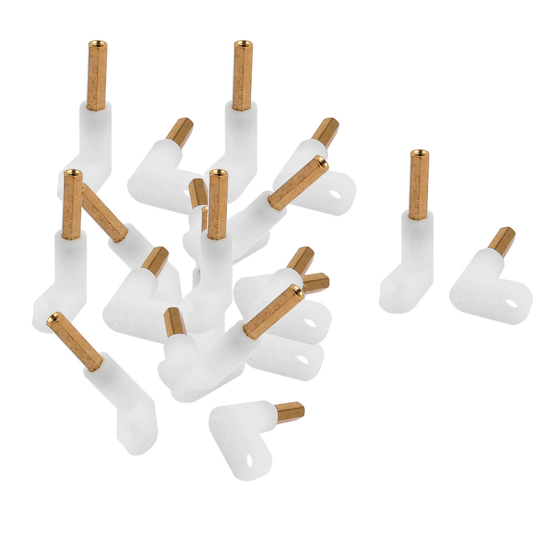 20 Pcs Circuit Board L Shape Insulated PCB Spacer 35mm Supporting