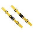 thumbnail image 1 of 2pcs Universal Backpack Webbing Chest Stability Straps Waist Harness Waist Strap Yellow, 1 of 10