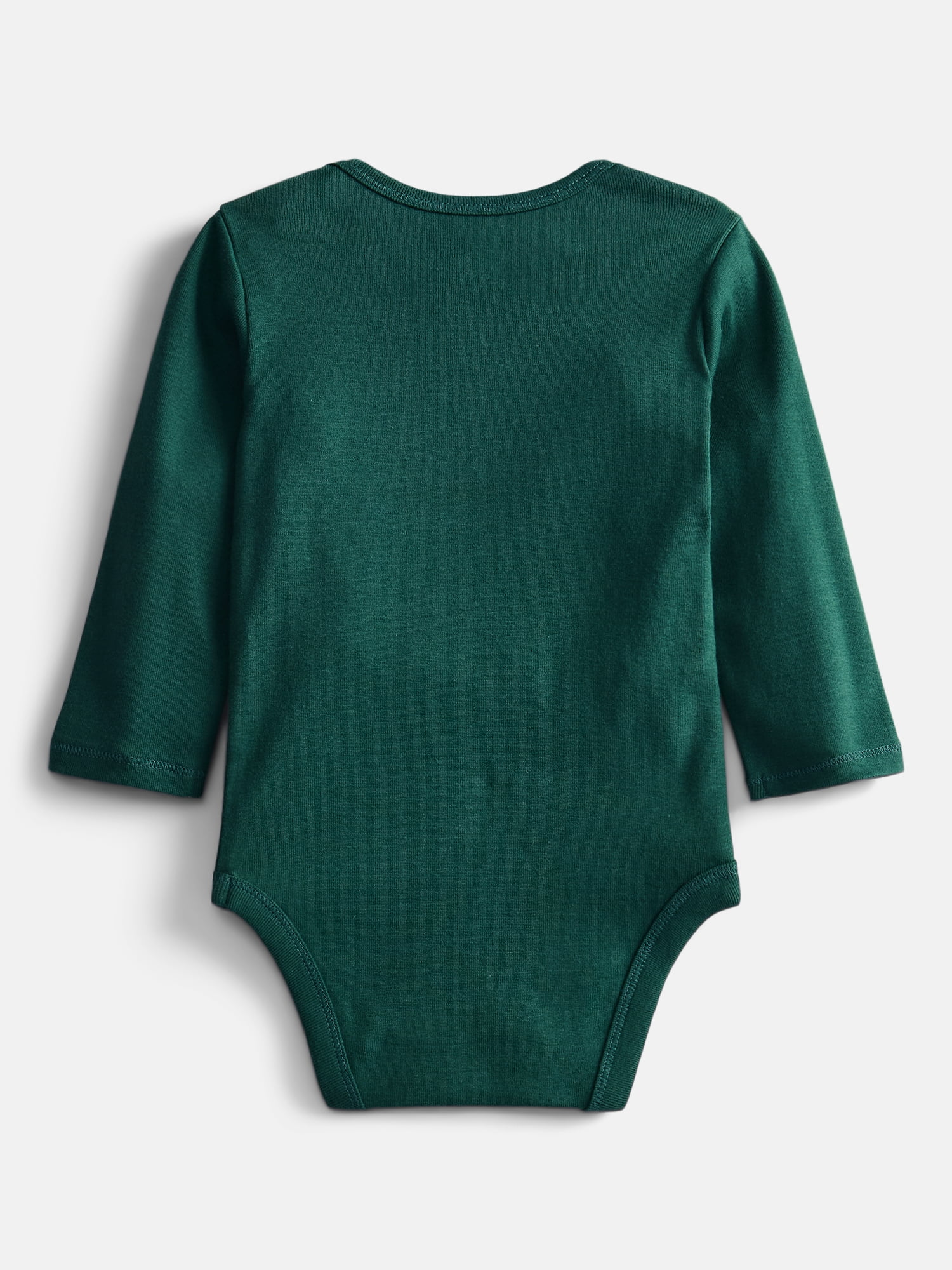 Wonder Nation Baby Boys' Cotton Pocket Bodysuit with Long Sleeves, Sizes 0M-24M