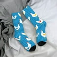 thumbnail image 5 of Bingfone Compression Socks for Women and Men Long Socks for Running Athletic Cycling Nurse- Cartoon Chicken, 5 of 6