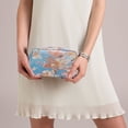 thumbnail image 6 of BZSMCE Makeup and Cosmetic Bag Women Simple Cherry Blossoms Pattern Square Cosmetic Bag, 6 of 6