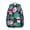 Dark-green-19, variant on Exotic Botanical Themed Waterproof Backpack, Ergonomic & Stylish for College & Daily Use