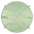thumbnail image 6 of SAFAVIEH Tengah Round Glass Accent Table, Green/Brass (14.8 in. W x 14.8 in. D x 18.5 in. H), 6 of 9