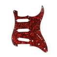 thumbnail image 1 of Zootealy Electric Guitar Pickguard 3-Ply Scratch Plate for Strat Style Guitars - GSSS118 Red Tortoise Shell, 1 of 7