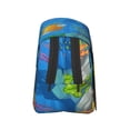 thumbnail image 3 of Rateoe Submarine And Landscape Pattern Double Clamshell Pen Case, Storage Organizer with Two Zipper Compartments– Holds Up to 50 Pencils & Pens, 3 of 7