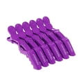 thumbnail image 3 of 6 Pcs Hair Clips Professional Sectioning Clips Salon Alligator Haircut Accessories Hairgrips for Women Girls (Purple), 3 of 5