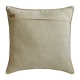 thumbnail image 3 of Decorative Grey 26"x26" (65x65 cm) Euro Size Shams, Cotton & Linen Beaded Printed Euro Shams For Sofa, Floral Pattern Modern Style - Rada, 3 of 3