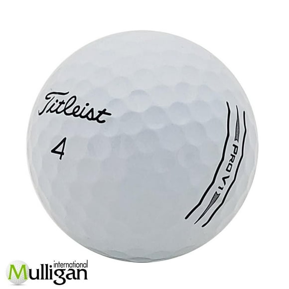 Mulligan - 96 Titleist Pro V1 Anciennes Générations 5A Recycled Used Golf Balls, White