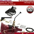 thumbnail image 1 of American Shifter  TH350 Shifter Kit Black 10 in. E Brake Cable Clamp Clevis Trim Kit for EFAFB, 1 of 1