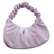 thumbnail image 1 of Lindo bolso de hombro, bolso de mano fruncido de color puro Bolso de mano fruncido Bolso de hombro Claridad notable, 1 of 9