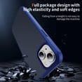 thumbnail image 3 of Allytechgroup Slim Carbon Fiber Texture Phone Case for Apple iPhone 15, Shockproof Soft TPU Bumper, Raised Edge Camera and Screen Protection, Lightweight Anti-Slip Cover, Blue, 3 of 8