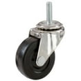 thumbnail image 3 of Shepherd Hardware Rubber Swivel Stem Caster - 4" Wheel, Black, 3 of 3