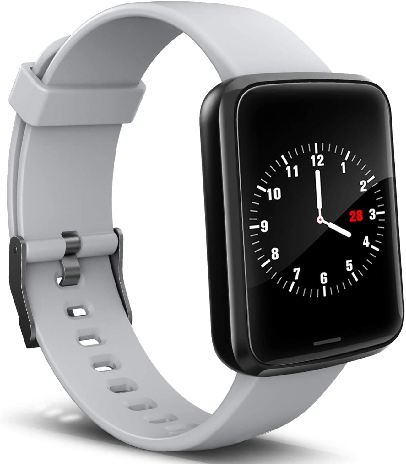 Lintelek - Lintelek Smart Watch, Smartwatch Blood Pressure Monitor, 1.3 Inch Fitness Tracker HR