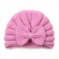 thumbnail image 1 of Gorro de lazo para bebé de otoño e invierno, gorro de lana cálido de punto para niños europeos y americanos, gorro fetal para bebé, 1 of 6