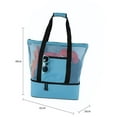 thumbnail image 6 of Mesh Beach Tote Bag, Multipurpose Large Capacity Beach Tote Bag for Men Women, 6 of 8