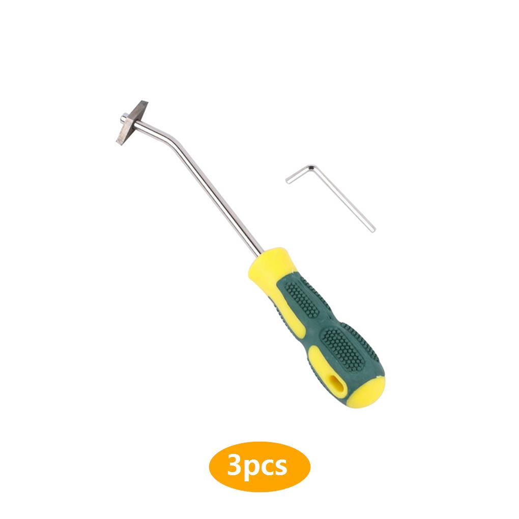 jinsenhg 3pcs Grout Remover Handheld Wall Tile Seam Tool Non- for Slip Floor Grout Removal Supplies Remover Construction Tool