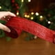 thumbnail image 3 of Ribbon Tree Wreath Decoration, Christmas Ribbon Hollow Sequin Adhesive Powder, Rattan Wreath, Festive Ambiance, Holiday Season, Elegant Home Decor, for Living Room, 3 of 8