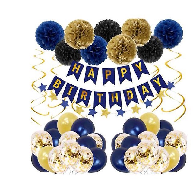 Cielo cumpleaños incluye juego cartel de feliz cumpleaños pastel Cosplay fiesta decorar juegos estilo píxel suministros juego fiesta