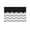 Black gray, variant on Grey Chevron Sun Shade Sail 6.5'x10' Rectangle Outdoor Shade Canopy, Geometric Orange Print Wavy Striped White Porch Shades Outdoor Sun Blocking Screen, Sunshade Cloth Covers for Patio/Deck/Garden