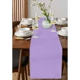 thumbnail image 2 of Purple Table Runner Modern Pure Lavender Purple Tablerunners 13 x 48 Inch, Table Decorations Tabletop Scarf for Summer Gathering Holiday Farmhouse Kitchen Dining Decor, 2 of 6