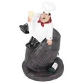 thumbnail image 2 of Chef Statue Decorationresine Chef Statue Nordic Restaurant Décoration Artisanat Résine Chef Statue Valeur Exceptionnelle, 2 of 5