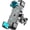 Blue, variant on Motorcycle Phone Mount, ABS Quick Release Bike Phone Holder for 4.7''-7.2'' Phones, Anti Shake with 360 Rotatable Phone Clip, Handlebar Clamp (Blue)