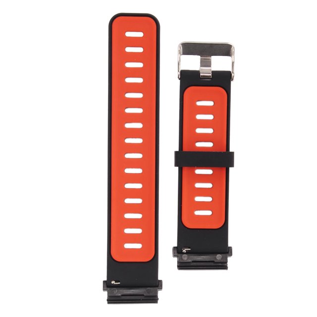 Silicone Watch Band, Double Color Silicone Watch Strap Replacement With Adjustable Size, Comfortable To Wear, Easy Installation