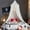 White, variant on Bed Canopy for Girls,Princess Round Dome Dreamy Mosquito Net Bedding Girls Room Castle Play Tent Hanging House Decor Reading Nook Canopies (White)