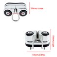 thumbnail image 4 of Speravity Cuerda Cleat Composite Acero inoxidable Herrajes progresivos Equipo de Pilates para navegar Velero Kayak Wire Fairlead Sailings Bombillas para automóviles Negro, 4 of 6