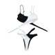 thumbnail image 2 of Conjunto de bragas de bikinis para mujer, con zo acolchado y empuje hacia arriba, traje de baño negro, traje de baño favorecedor, sujetado L Macarena Traje de baño de mujer, 2 of 8