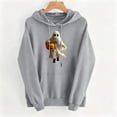 thumbnail image 5 of DIOAZUD Women's Halloween Sweatshirts Plus Size Ghost Graphic Pullover Hoodies Stretch Loose Fit Long Sleeve Sweater Tops Halloween Costumes, 5 of 5
