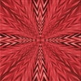 thumbnail image 1 of Ahgly Company Machine Washable Indoor Square Transitional Red Area Rugs, 4' Square, 1 of 7
