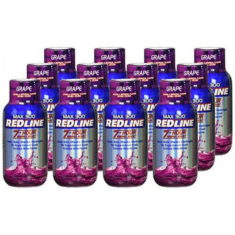 VPX, Max 300 Redline Grape 12 - 2.5 fl oz (74 mL) bottles 