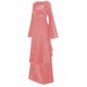 thumbnail image 3 of Gibobby Vestido sexy para mujer corto Vestido de Halloween para mujer, capa con capucha, vestidos de Color sólido, vestido de manga larga(Rosa,CH), 3 of 5