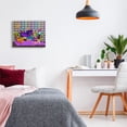thumbnail image 2 of Stupell Industries Pop Style Bold Pattern Elton Dog Patchwork Couch , 20 x 16, Design by Lynnda Rakos, 2 of 5