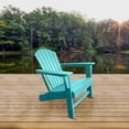 thumbnail image 3 of Traditional Resin Wood Adirondack Chair in Lake Louise Blue, 3 of 3