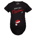 thumbnail image 2 of Bumps First Christmas Maternity Shirt Funny Merry Tee for New Pregnant Family, 2 of 7
