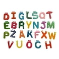 thumbnail image 3 of IROINID 26 Letters Wooden Cartoon Fridge Magnet kid Baby Educational Toy, 3 of 3
