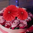 thumbnail image 3 of 12pcs Hanging Paper Pendants Flower Paper Fans Decoration Party Layout Props for New Year, 3 of 4