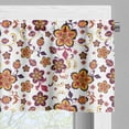 thumbnail image 5 of Ambesonne Floral Valance & Curtain, Blooming Flower Pattern, 55"x36", Yellow Purple Magenta, 5 of 6