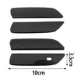 thumbnail image 7 of hengtong 4 Pieces Car Door Handle Bowl Covers Anti Scratch Direct Replaces Car Stickers Black carbon fiber, 7 of 7