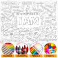 thumbnail image 3 of Póster para colorear Naozinebi Positive Afirmations for Kids, 3 of 6