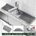 thumbnail image 2 of QH1254 Tapete para Grifo de Fregadero de Cocina Protector contra Salpicaduras de Silicona, 2 of 5